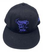 New Era×Saturdays NYCニューエラ×サタデーズ ニューヨーク）の古着「キャップ」｜ブラック