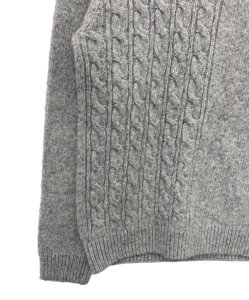 LACOSTE（ラコステ）LACOSTE (ラコステ) 厚手ニット グレー サイズ:Ｍの古着・服飾アイテム