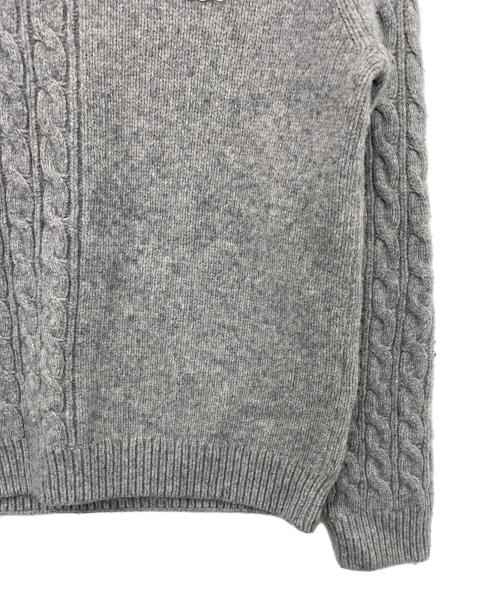 LACOSTE（ラコステ）LACOSTE (ラコステ) 厚手ニット グレー サイズ:Ｍの古着・服飾アイテム