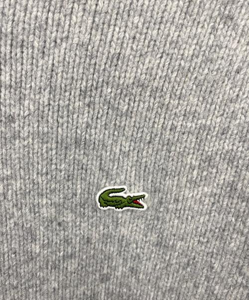 LACOSTE（ラコステ）LACOSTE (ラコステ) 厚手ニット グレー サイズ:Ｍの古着・服飾アイテム