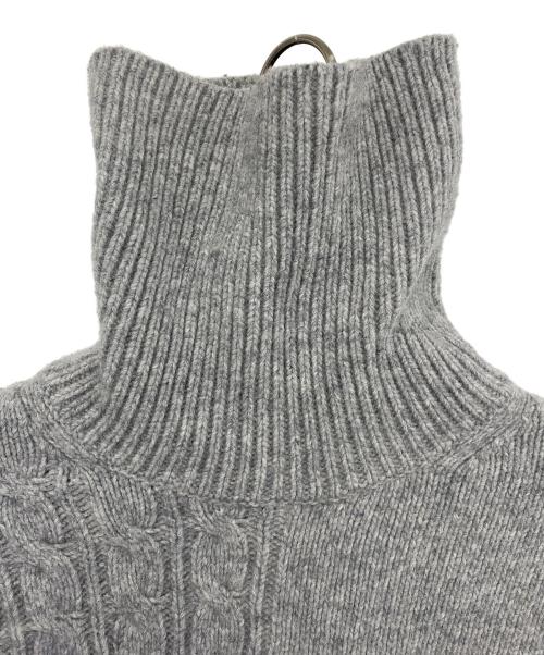 LACOSTE（ラコステ）LACOSTE (ラコステ) 厚手ニット グレー サイズ:Ｍの古着・服飾アイテム