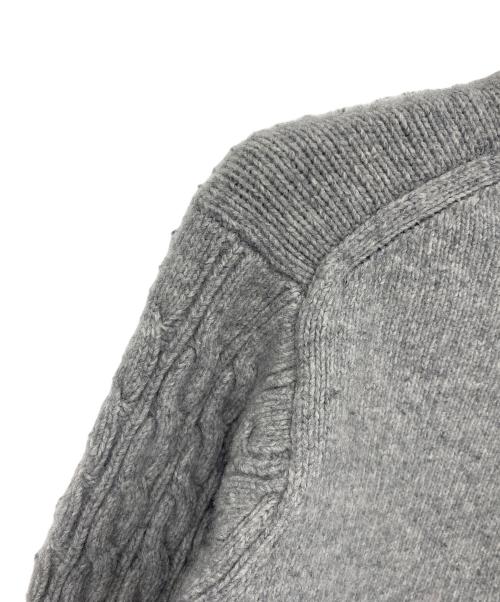 LACOSTE（ラコステ）LACOSTE (ラコステ) 厚手ニット グレー サイズ:Ｍの古着・服飾アイテム