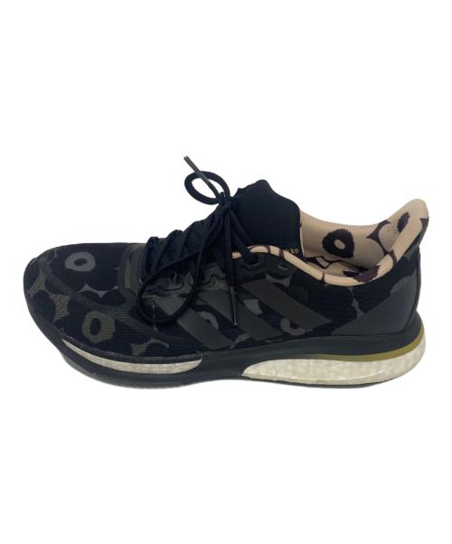 adidas（アディダス）adidas (アディダス) marimekko (マリメッコ) SUPERNOVA+W×MARIMEKKO ブラック サイズ:24.5cmの古着・服飾アイテム