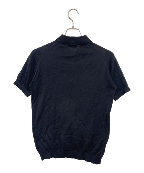 JOHN SMEDLEY（ジョンスメドレー）JOHN SMEDLEY (ジョンスメドレー) ポロシャツ ブラック サイズ:Ｍの古着・服飾アイテム