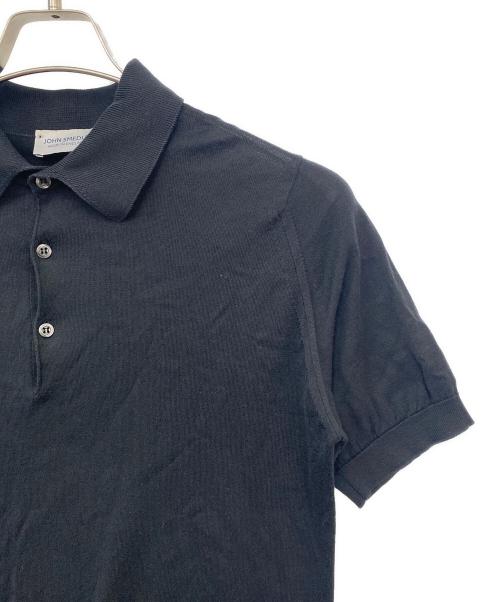 JOHN SMEDLEY（ジョンスメドレー）JOHN SMEDLEY (ジョンスメドレー) ポロシャツ ブラック サイズ:Ｍの古着・服飾アイテム
