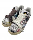 NIKE×PEACEMINUSONEナイキ×ピースマイナスワン）の古着「AIR FORCE 1 '07 PARANOISE」｜ブラック×ホワイト