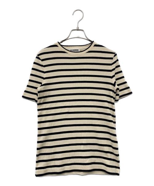 JIL SANDER+（ジルサンダープラス）JIL SANDER+ (ジルサンダープラス) ロングカットソー ブラック×ベージュ サイズ:Ｓの古着・服飾アイテム