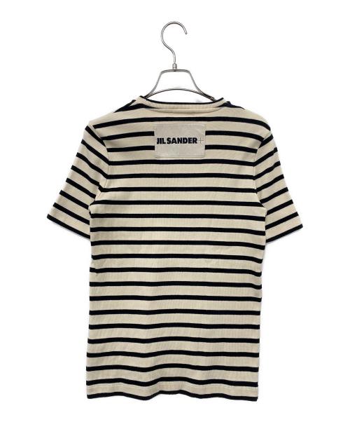 JIL SANDER+（ジルサンダープラス）JIL SANDER+ (ジルサンダープラス) ロングカットソー ブラック×ベージュ サイズ:Ｓの古着・服飾アイテム
