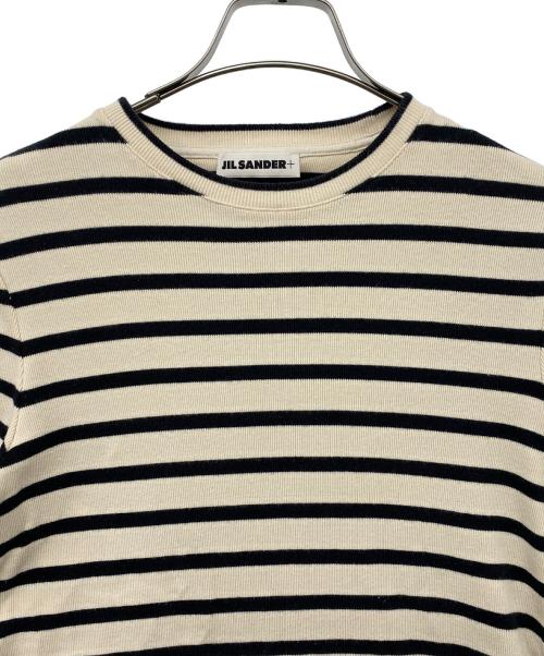 JIL SANDER+（ジルサンダープラス）JIL SANDER+ (ジルサンダープラス) ロングカットソー ブラック×ベージュ サイズ:Ｓの古着・服飾アイテム