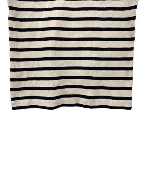 JIL SANDER+（ジルサンダープラス）JIL SANDER+ (ジルサンダープラス) ロングカットソー ブラック×ベージュ サイズ:Ｓの古着・服飾アイテム