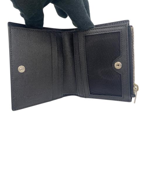 Saint Laurent Paris（サンローランパリ）Saint Laurent Paris (サンローランパリ) 2つ折り財布 ブラックの古着・服飾アイテム