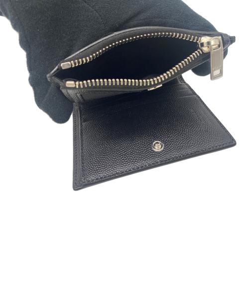 Saint Laurent Paris（サンローランパリ）Saint Laurent Paris (サンローランパリ) 2つ折り財布 ブラックの古着・服飾アイテム