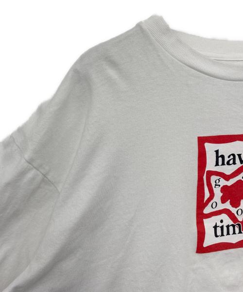 have a good time（ハブアグッドタイム）have a good time (ハブアグッドタイム) starteam 半袖カットソー ホワイト サイズ:Lの古着・服飾アイテム