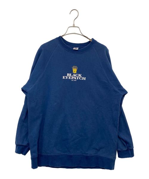 THE BLACK EYE PATCH（ブラックアイパッチ）THE BLACK EYE PATCH (ブラックアイパッチ) スウェット ネイビー サイズ:XLの古着・服飾アイテム