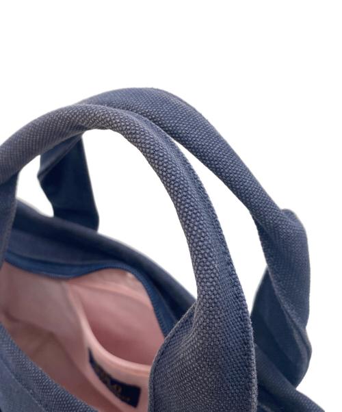 POLO RALPH LAUREN（ポロ・ラルフローレン）POLO RALPH LAUREN (ポロ・ラルフローレン) ミニトートバッグ ネイビーの古着・服飾アイテム