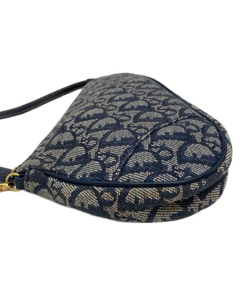 Christian Dior（クリスチャン ディオール）Christian Dior (クリスチャン ディオール) サドルバッグ ネイビーの古着・服飾アイテム