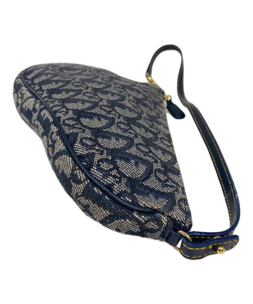 Christian Dior（クリスチャン ディオール）Christian Dior (クリスチャン ディオール) サドルバッグ ネイビーの古着・服飾アイテム