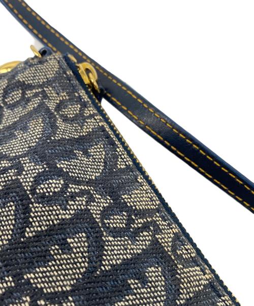 Christian Dior（クリスチャン ディオール）Christian Dior (クリスチャン ディオール) サドルバッグ ネイビーの古着・服飾アイテム