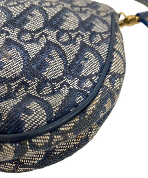 Christian Dior（クリスチャン ディオール）Christian Dior (クリスチャン ディオール) サドルバッグ ネイビーの古着・服飾アイテム