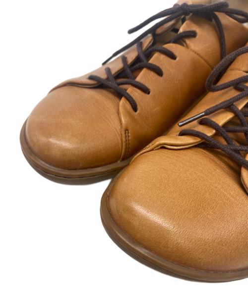 BIRKENSTOCK（ビルケンシュトック）BIRKENSTOCK (ビルケンシュトック) レザースニーカー ブラウン サイズ:26㎝の古着・服飾アイテム