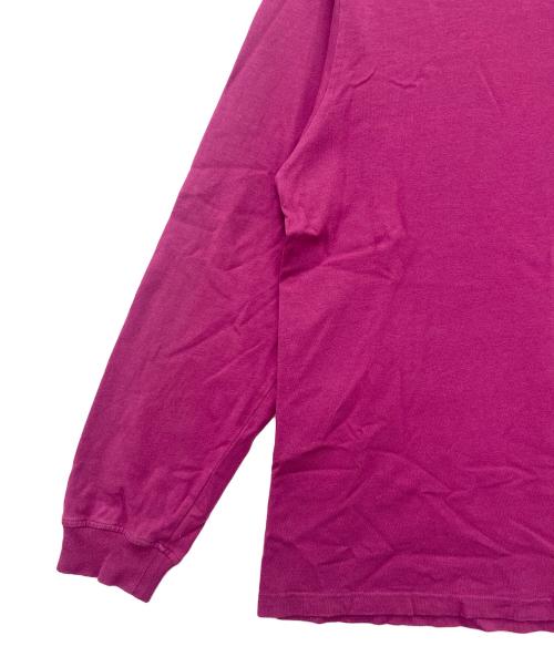 SUPREME（シュプリーム）SUPREME (シュプリーム) ロゴワッペン長袖Tシャツ ピンク サイズ:Ｓの古着・服飾アイテム