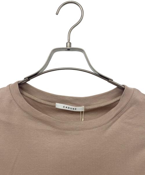 CADUNE（カデュネ）CADUNE (カデュネ) 半袖カットソー ベージュ サイズ:38の古着・服飾アイテム