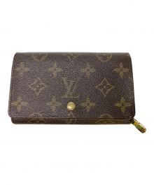 LOUIS VUITTON（ルイ ヴィトン）の古着「2つ折り財布」｜ブラウン