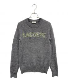 LACOSTE（ラコステ）の古着「薄手ニット」｜グレー