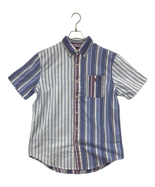 POLO RALPH LAUREN（ポロ・ラルフローレン）POLO RALPH LAUREN (ポロ・ラルフローレン) 半袖シャツ ブルー×ホワイト サイズ:M 未使用品の古着・服飾アイテム