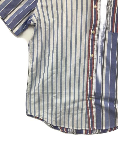 POLO RALPH LAUREN（ポロ・ラルフローレン）POLO RALPH LAUREN (ポロ・ラルフローレン) 半袖シャツ ブルー×ホワイト サイズ:M 未使用品の古着・服飾アイテム