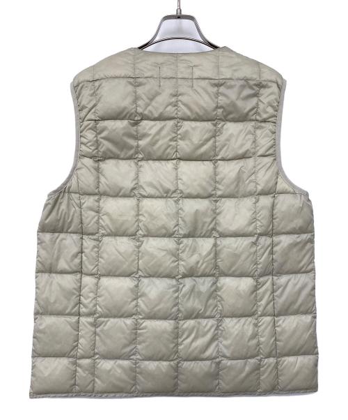 TAION（タイオン）TAION (タイオン) ダウンベスト ベージュ サイズ:Lの古着・服飾アイテム