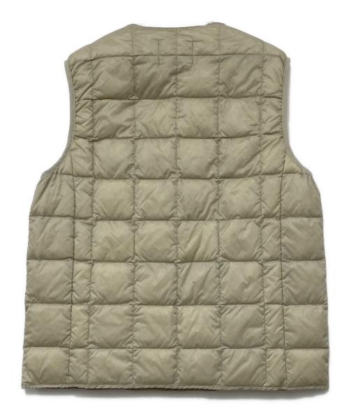 TAION（タイオン）TAION (タイオン) ダウンベスト ベージュ サイズ:Lの古着・服飾アイテム