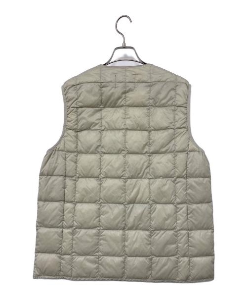 TAION（タイオン）TAION (タイオン) ダウンベスト ベージュ サイズ:Lの古着・服飾アイテム