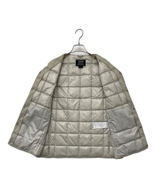 TAION（タイオン）TAION (タイオン) ダウンベスト ベージュ サイズ:Lの古着・服飾アイテム