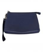 GUCCIグッチ）の古着「セカンドバッグ」｜ネイビー