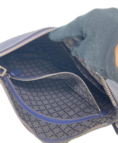 GUCCI（グッチ）GUCCI (グッチ) セカンドバッグ ネイビー サイズ:表記無しの古着・服飾アイテム