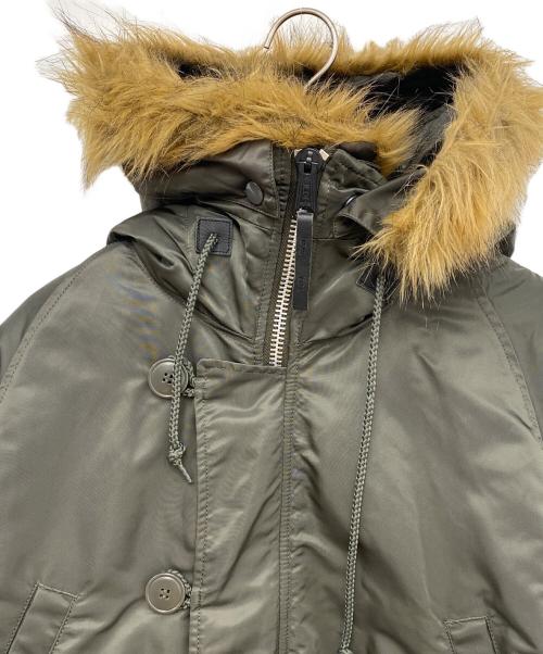 ALPHA（アルファ）ALPHA (アルファ) N-3Bジャケット ブラウン サイズ:ＸＬの古着・服飾アイテム