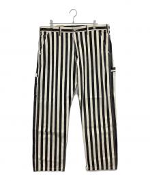 児島ジーンズ（コジマジーンズ）の古着「ペインターパンツ」｜ブラック×アイボリー