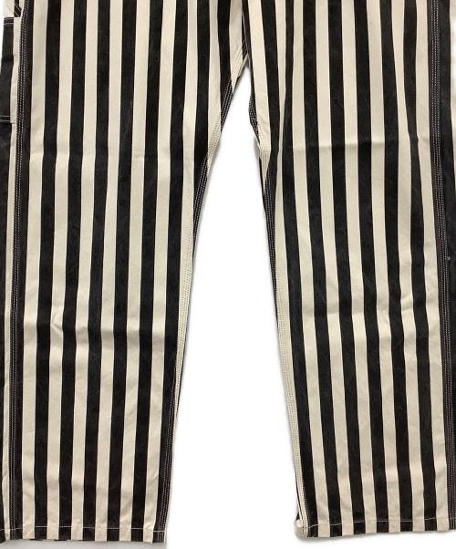 児島ジーンズ（コジマジーンズ）児島ジーンズ (コジマジーンズ) ペインターパンツ ブラック×アイボリー サイズ:42 未使用品の古着・服飾アイテム