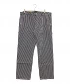 児島ジーンズコジマジーンズ）の古着「ベーシックペインターパンツ」｜インディゴ×ホワイト