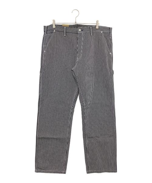 児島ジーンズ（コジマジーンズ）児島ジーンズ (コジマジーンズ) ベーシックペインターパンツ インディゴ×ホワイト サイズ:42の古着・服飾アイテム