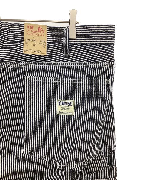 児島ジーンズ（コジマジーンズ）児島ジーンズ (コジマジーンズ) ベーシックペインターパンツ インディゴ×ホワイト サイズ:42の古着・服飾アイテム