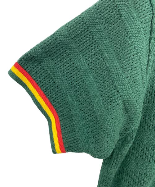 X-LARGE（エクストララージ）X-LARGE (エクストララージ) BOB MARLEY (ボブ・マーリィ) メッシュニットポロシャツ グリーン サイズ:XL 未使用品の古着・服飾アイテム