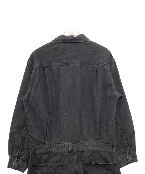 Adam et Rope（アダム エ ロペ）Adam et Rope (アダム エ ロペ) デニムオールインワン ブラック サイズ:Ｌ 未使用品の古着・服飾アイテム