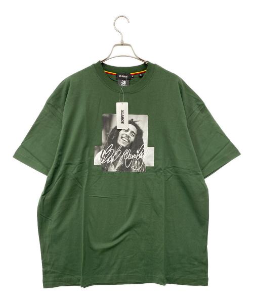 X-LARGE（エクストララージ）X-LARGE (エクストララージ) BOB MARLEY (ボブ・マーリィ) 半袖カットソー グリーン サイズ:ＸＬ 未使用品の古着・服飾アイテム