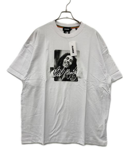 X-LARGE（エクストララージ）X-LARGE (エクストララージ) BOB MARLEY (ボブ・マーリィ) 半袖カットソー ホワイト サイズ:ＸＬ 未使用品の古着・服飾アイテム