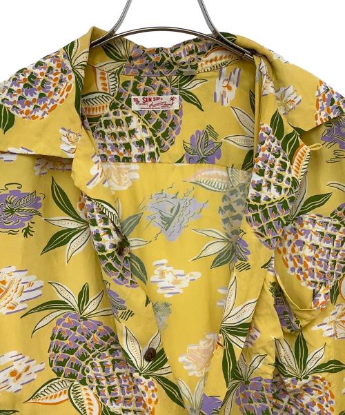 Sun Surf（サンサーフ）Sun Surf (サンサーフ) 半袖シャツ イエロー サイズ:Ｍの古着・服飾アイテム