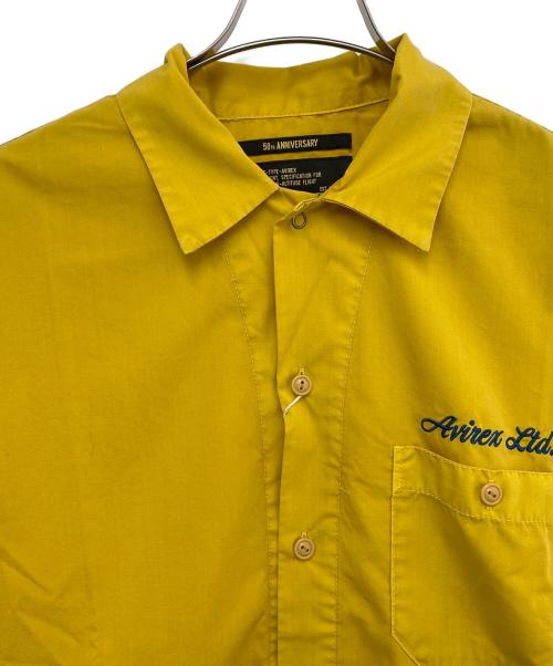 AVIREX（アヴィレックス）AVIREX (アヴィレックス) ワークシャツ イエロー サイズ:XL 未使用品の古着・服飾アイテム