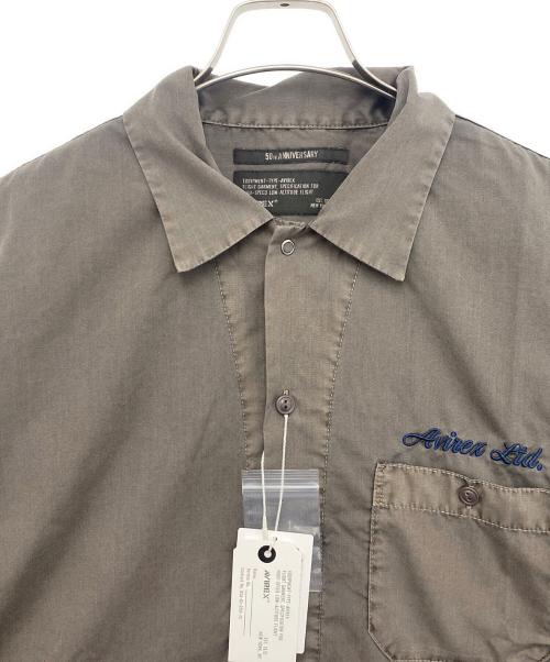 AVIREX（アヴィレックス）AVIREX (アヴィレックス) ワークシャツ チャコールグレー サイズ:ＸＬ 未使用品の古着・服飾アイテム
