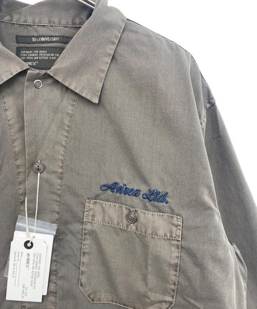 AVIREX（アヴィレックス）AVIREX (アヴィレックス) ワークシャツ チャコールグレー サイズ:ＸＬ 未使用品の古着・服飾アイテム